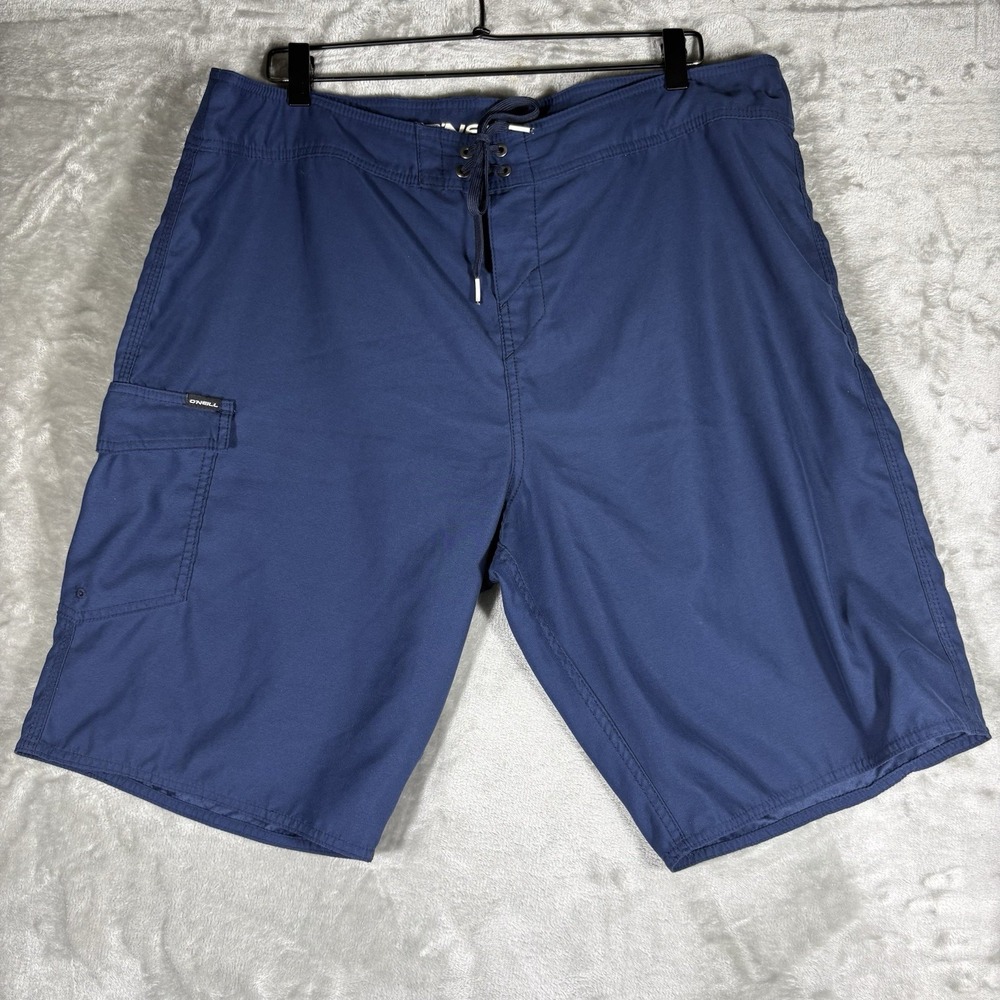 O'Neill Board Shorts Navy Blue Men's Size 38 Beach Coastal Surfer Classic